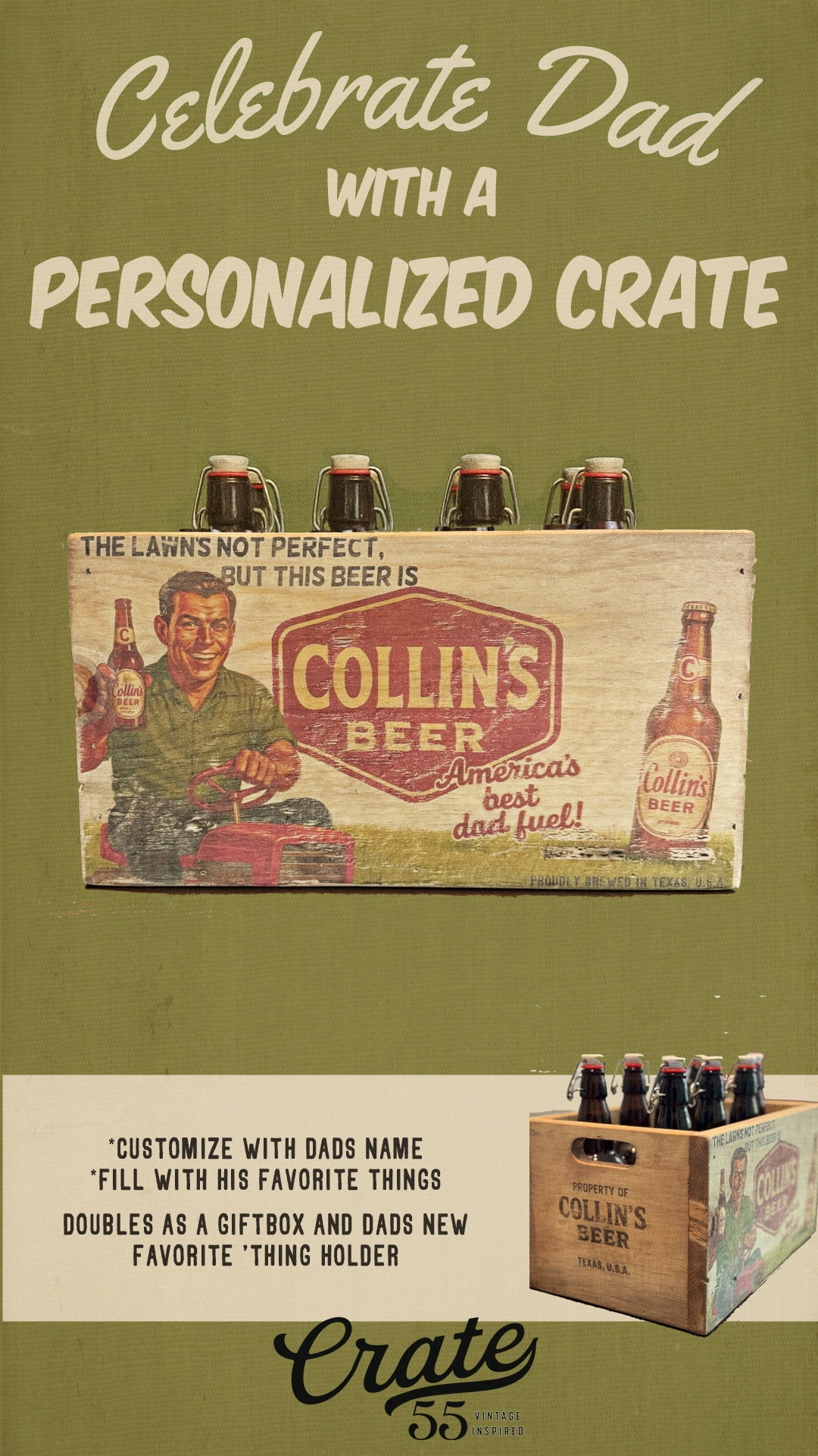 Retro Beer Crate