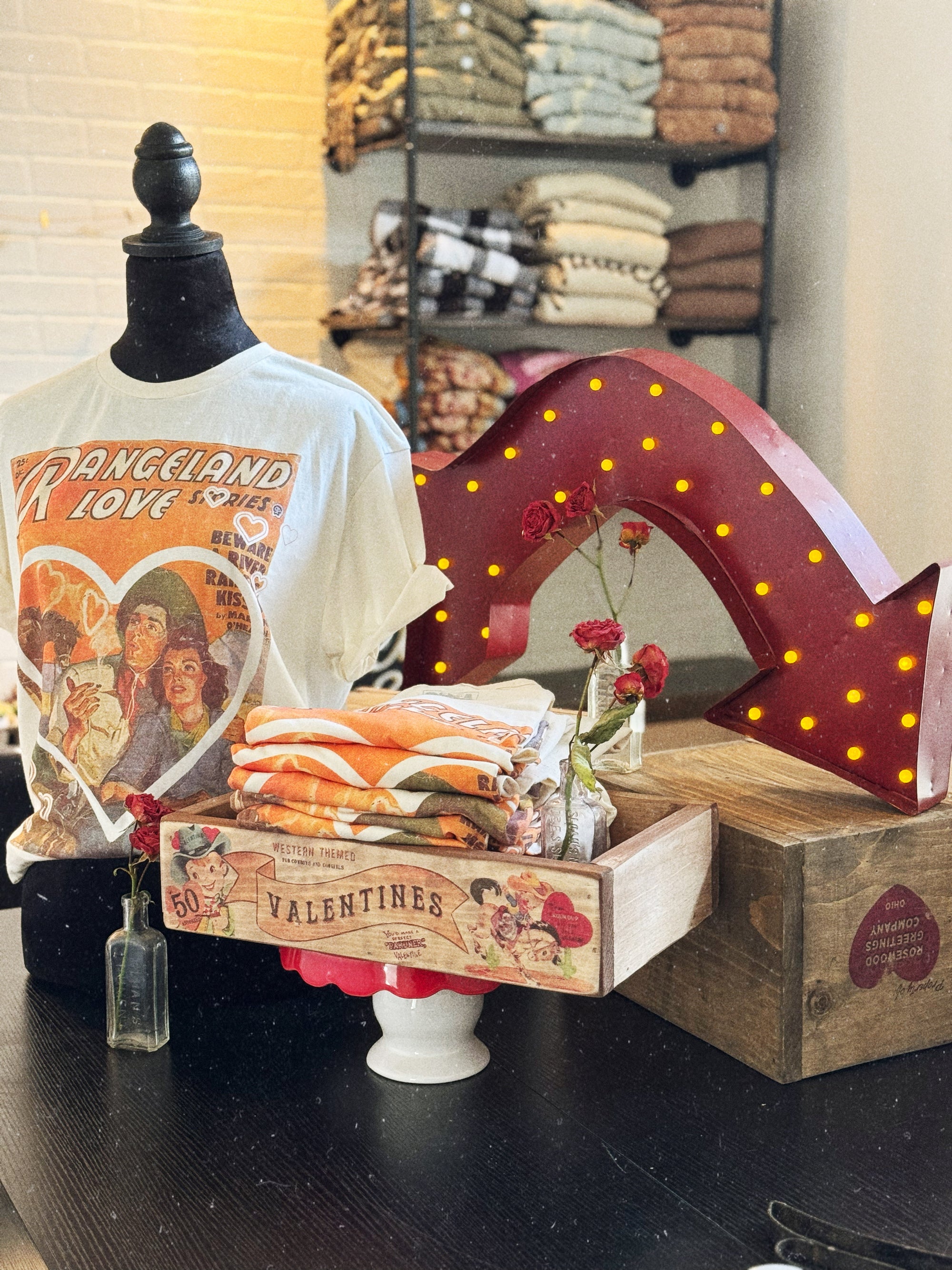 Valentines Tray Western