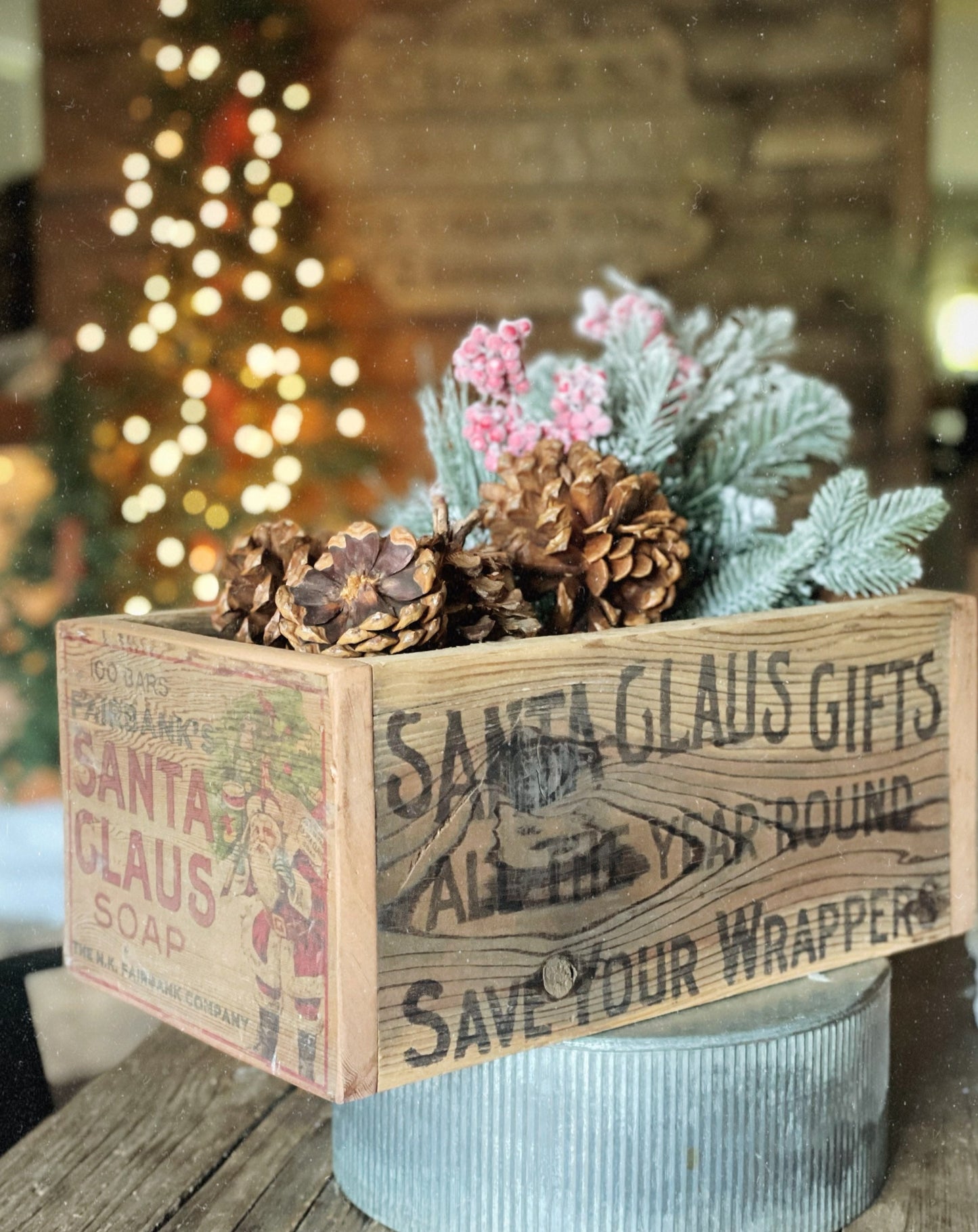 Santa Soap Crate