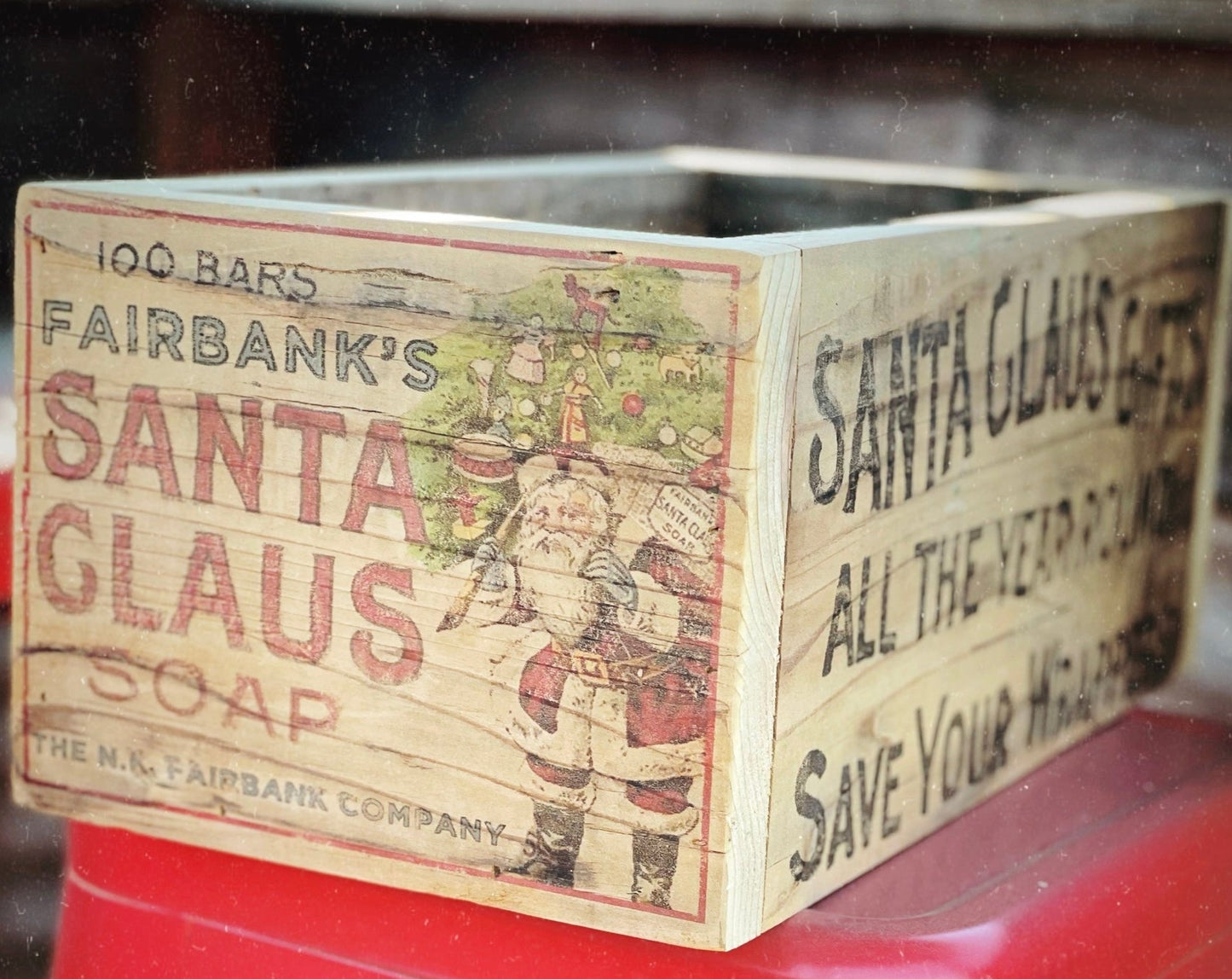 Santa Soap Crate