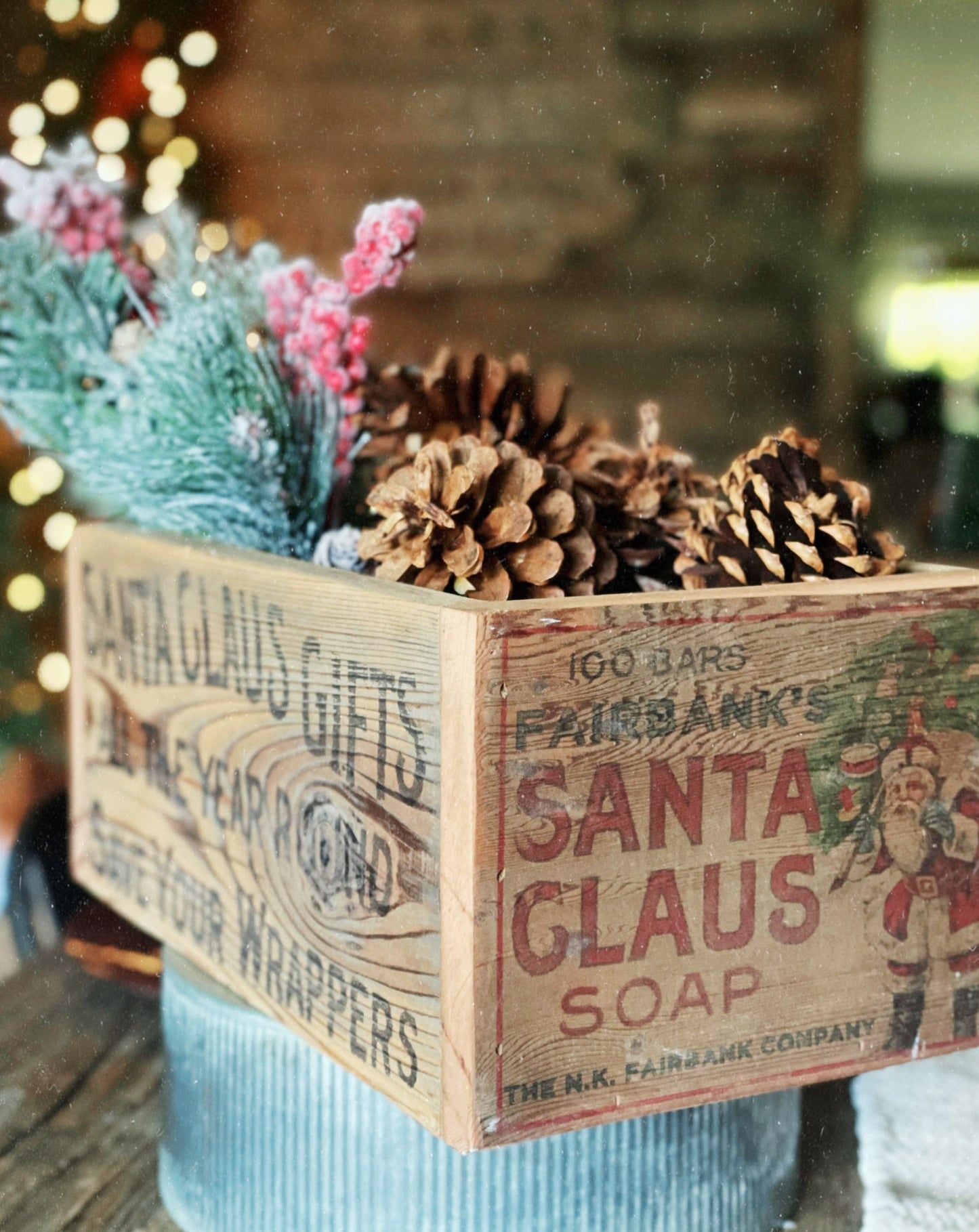 Santa Soap Crate