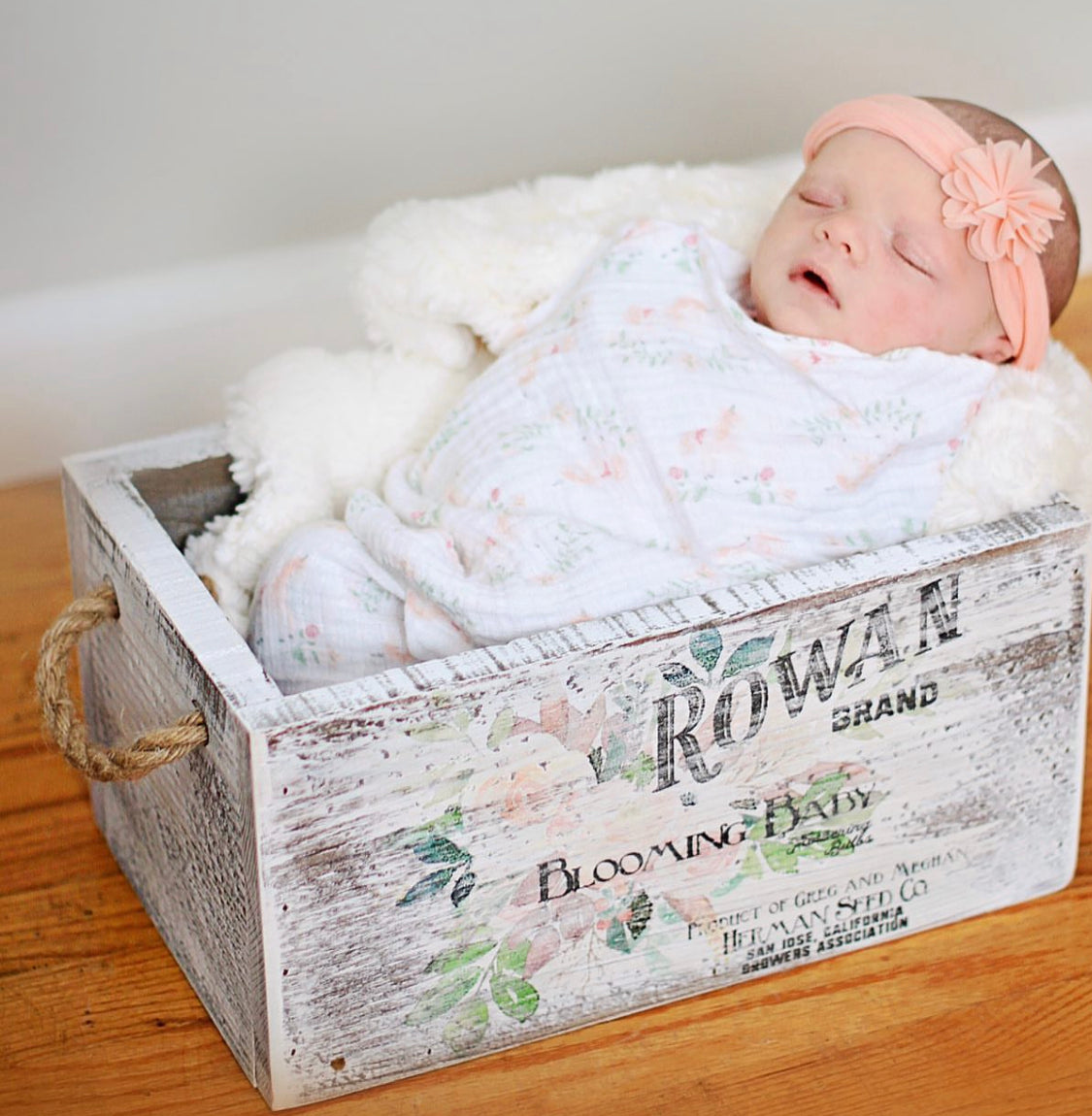 Blooming Baby Crate