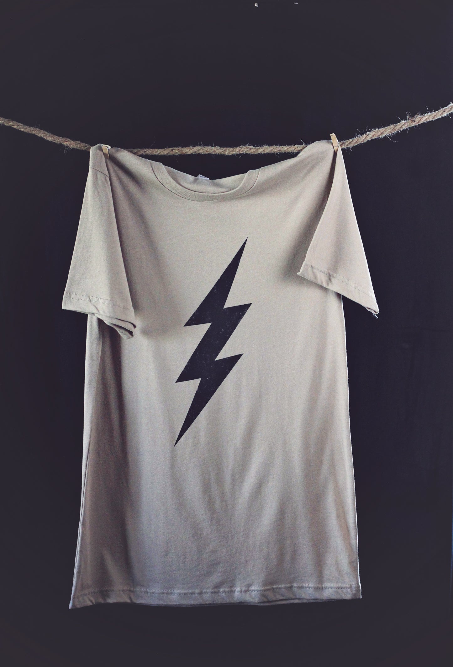 Vintage Electric Tee Tan